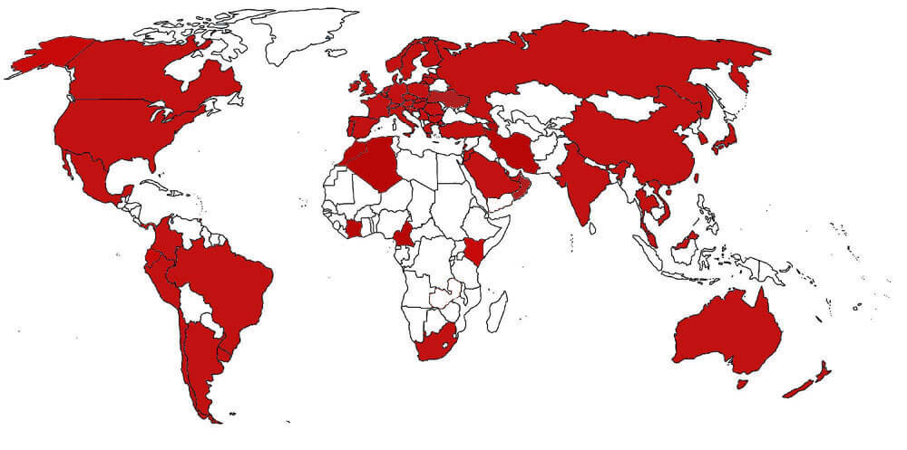FileFinder Around The World Map