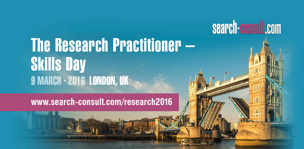 The 7th Research Practitioner Skills Day - March 9, 2016 - London, UK