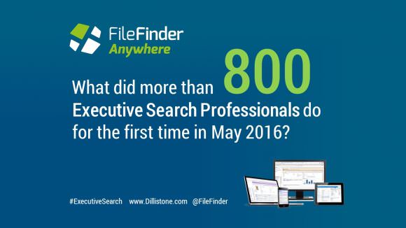 800 upgraded and new licences installed on the FileFinder Anywhere platform in May 2016 alone
