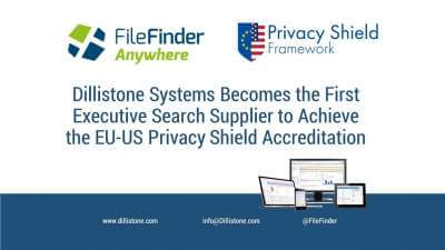 Dillistone Systems holds the US EU privacy shield