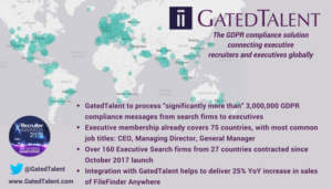 GatedTalent Attracts Senior Executive Talent from 75 Countries in First 6 Months
