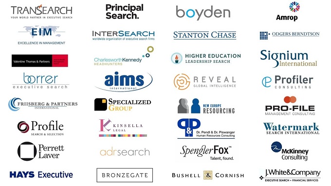 Some of the many Executive Search firms using FileFinder Anywhere Executive Search Software