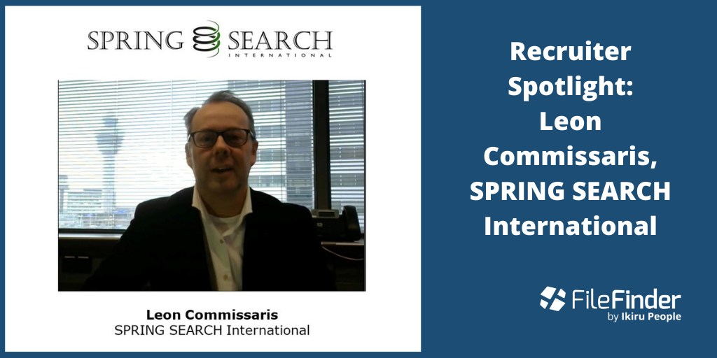 Recruiter Spotlight: Leon Commissaris, SPRING SEARCH International
